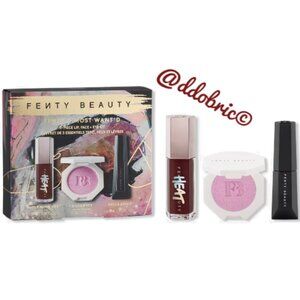 Fenty Most Want'd 3-Piece Lip, Face, Eye Kit Gloss Bomb Highlighter Mascara NEW